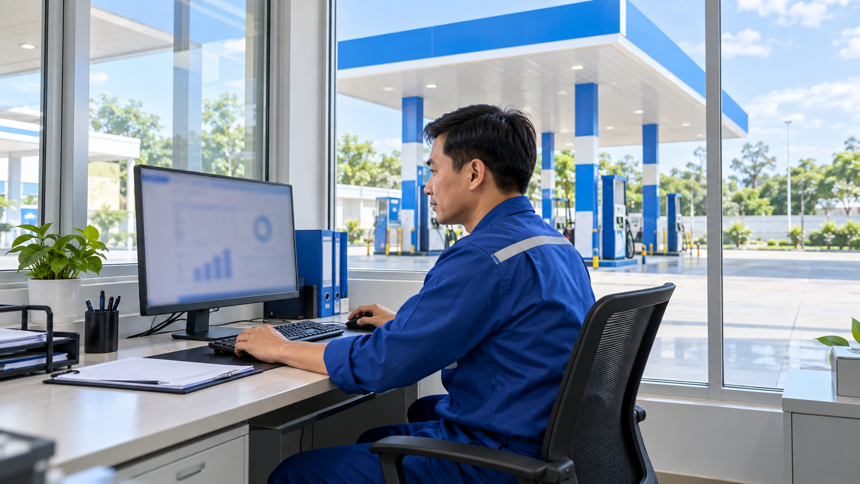 Giám sát vận hành trạm xăng SmartGas