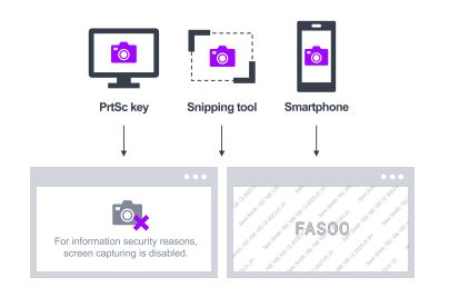 Ngăn chặn rò rỉ dữ liệu từ chụp màn hình bằng giải pháp Fasoo