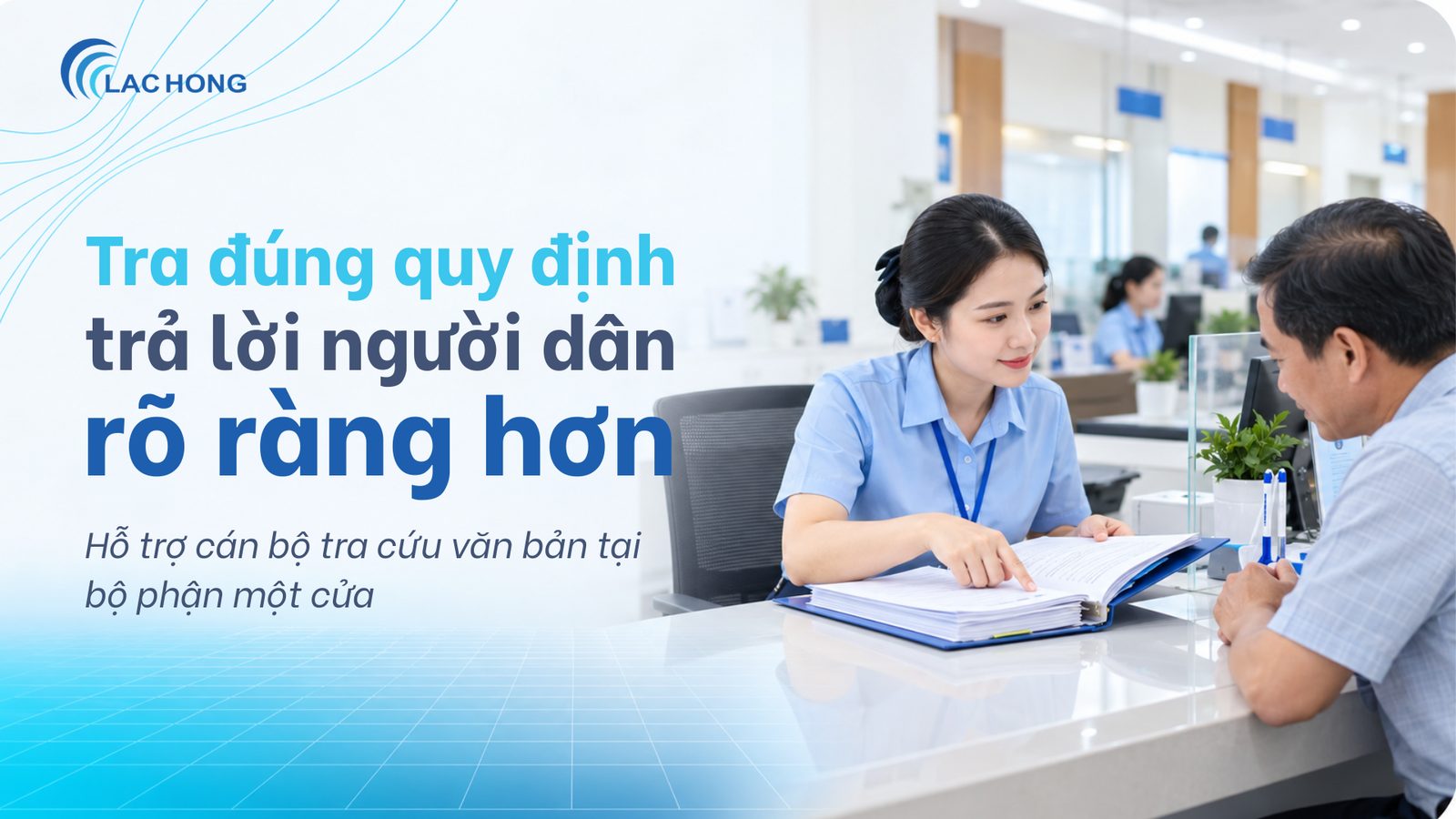 Ứng dụng AI trong giải quyết thủ tục hành chính: bắt đầu từ chồng văn bản trên bàn cán bộ Một cửa