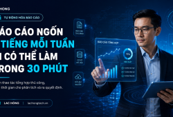 AI làm báo cáo giúp tự động tổng hợp dữ liệu, tạo báo cáo nhanh hơn và giảm thao tác thủ công cho nhân sự.